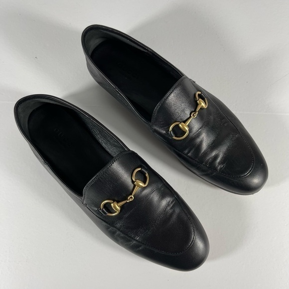 GUCCI Women's Brixton Horsebit Convertible Loafer Black Learner Size-37.5 $920 - Picture 4 of 16
